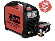 SUPERIOR TIG 252 AC/DC HF/LIFT VRD + TIG ACC.